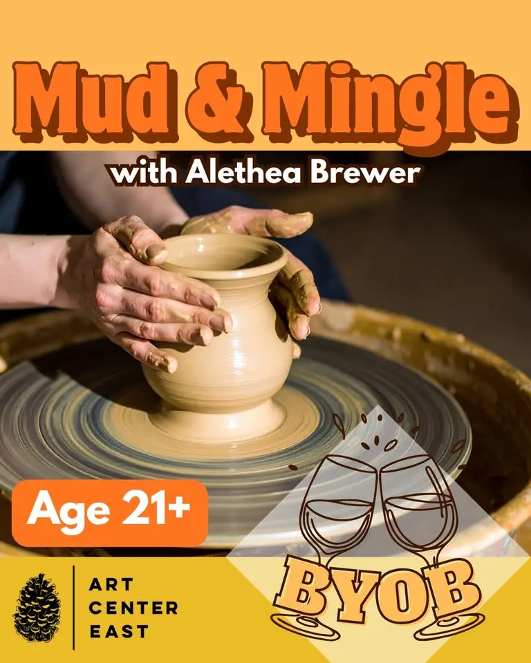 Mud & Mingle workshop at Art Center East