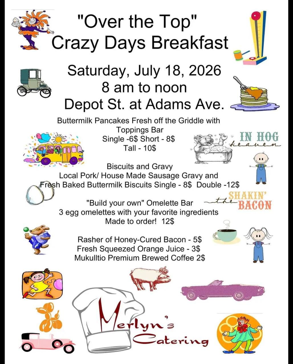 “Over the Top” Crazy Days Breakfast