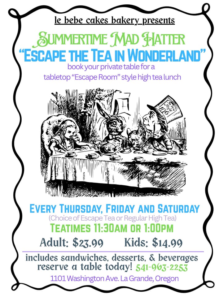 Summertime Mad Hatter high tea comes to Le Bebe Cakes Bakery