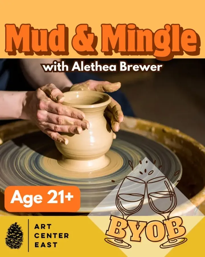 Mud & Mingle workshop at Art Center East